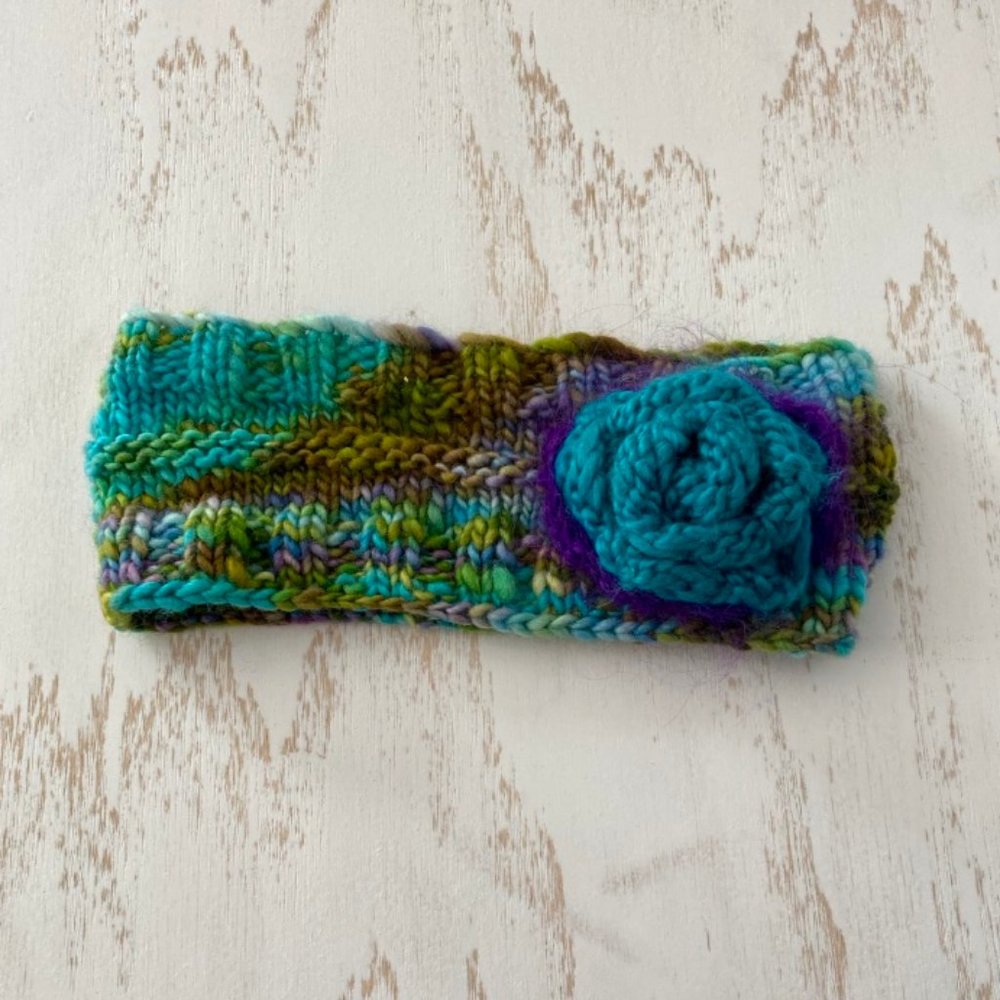 Cozy Handmade Crochet Knit Headband Ear Warmer - Picture 4 of 4